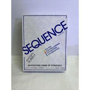 Jax Sequence Board Game, Strategy, English & Spanish, Ages 7+, 2+ Players